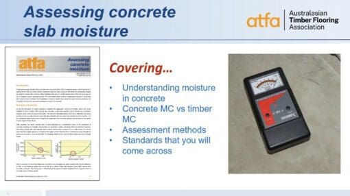 Module 04 – Assessing concrete moisture