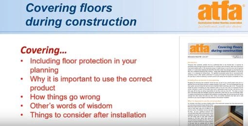 Module 18 – Moisture affected floors