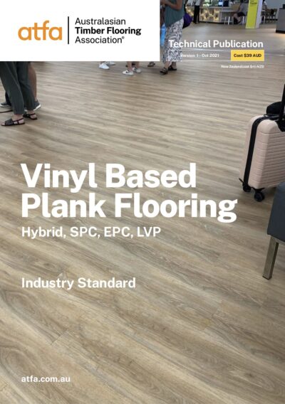 Vinyl Based Plank Flooring Front Cover