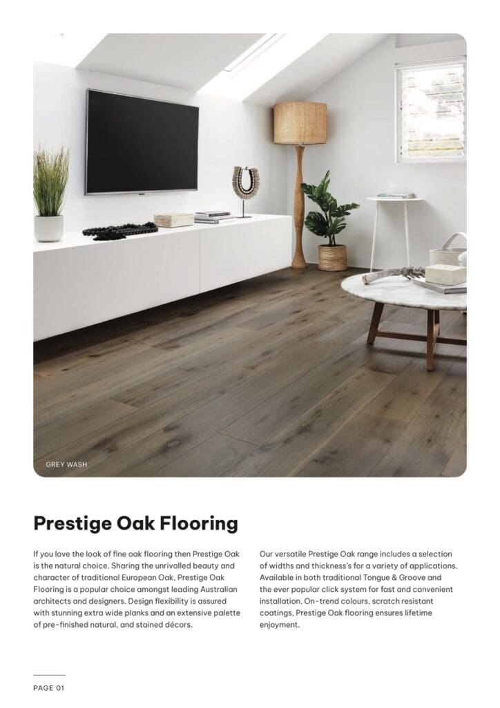Current Prestige Oak Brochure 07 2023 ELECTRONIC Preference Floors17 Page 02 Large