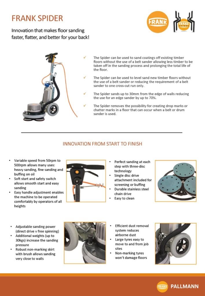 Frank Machine Brochure. Page 2 Large