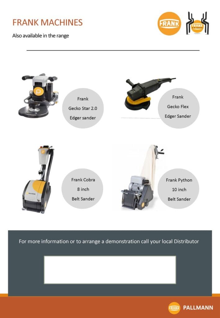 Frank Machine Brochure. Page 4 Large